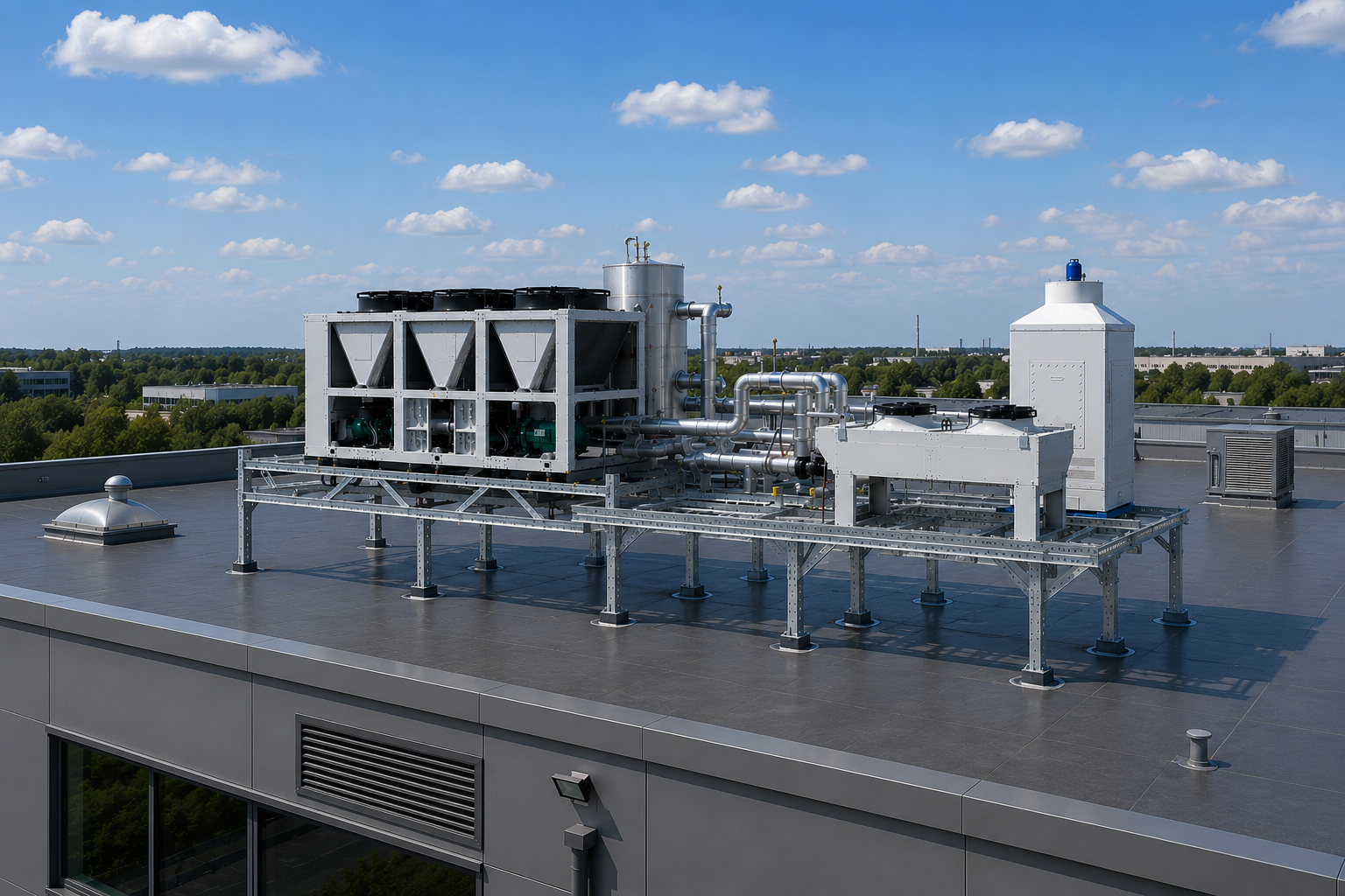 Chłodnictwo przemysłowe Warszawa - instalacja przemysłowa APL TECH